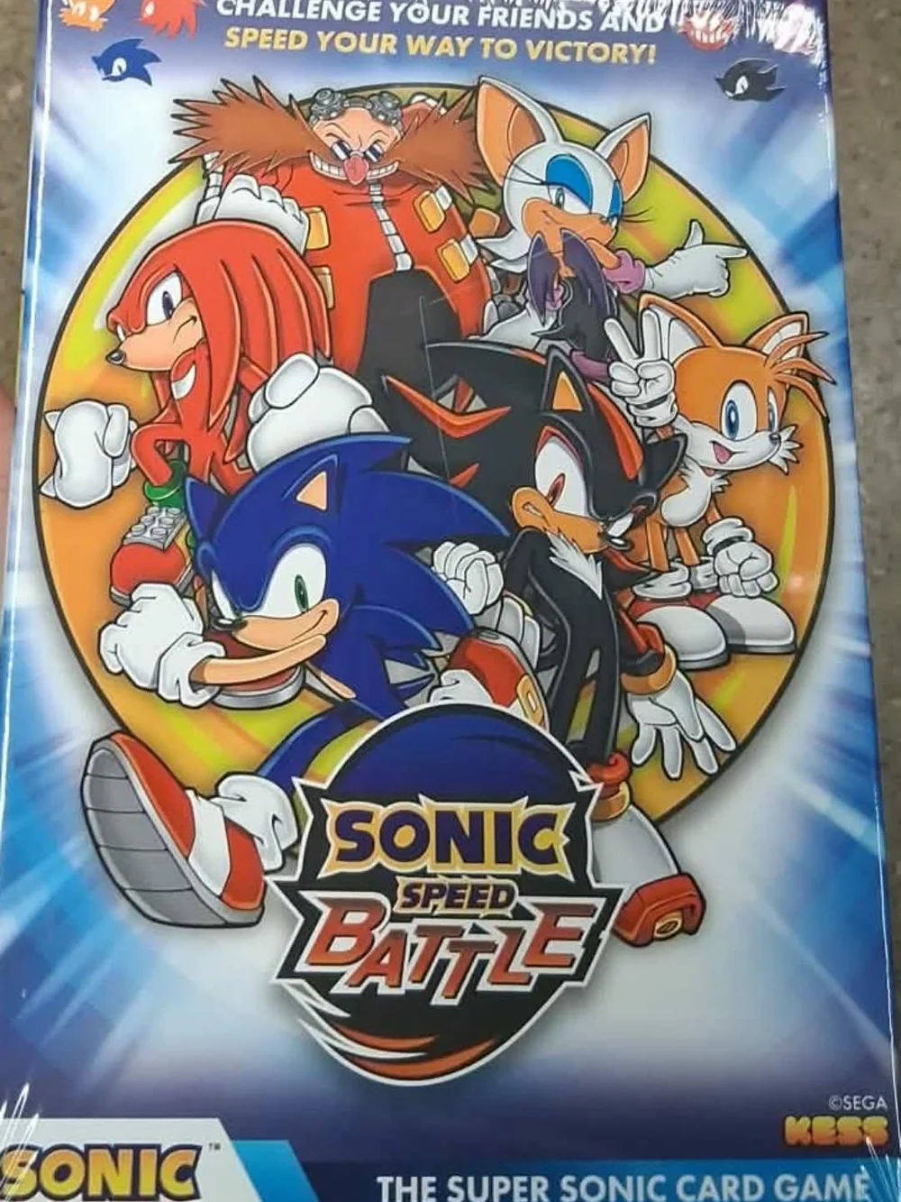 New Sonic Speed Battle Card Game